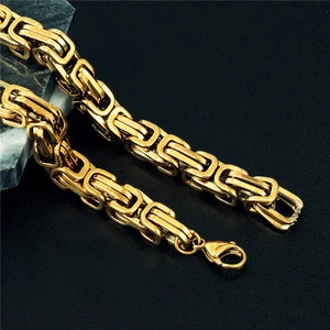Miss jewelry Mariner Chain Lobster Clasp Closure High Quality Metal Oval Cable Chain