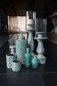 MK37 Antique ceramic jar home decor / 2019 Wholesale shabby chic home ceramic