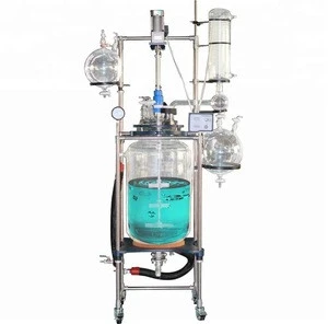 MKLB CE certified Laboratory vacuum rotary evaporator/Glass Reactor/vacuum distillation reactor, 100L Double-Wall