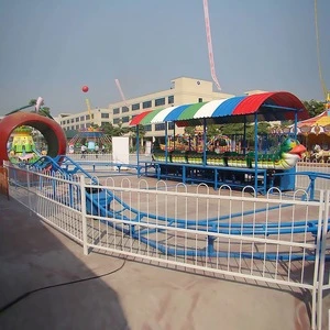 Modern amusement park manufacturer family rides mini roller coaster