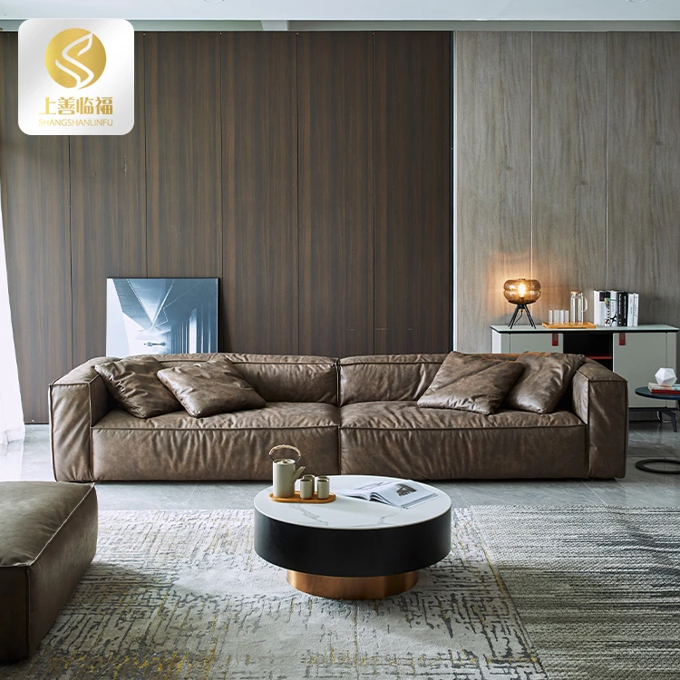 modern design KABASA factory made brown sofa fabric 4 seat chesterfield couch for living room
