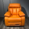 Modern Design Lounge Chair with Foot Stool for Living Room Bedroom Furniture Function Leather Electric Recline Chair
