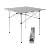 Modern Design Square Camping Aluminium Outdoor Metal Folding Table