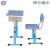 Import Modern ergonomic kids study desk and chair plastic school classroom desk and chair from China