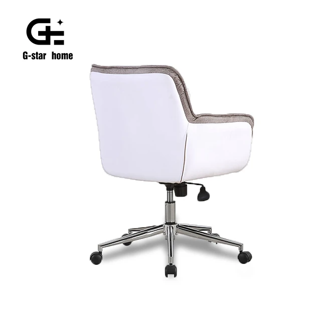 Modern Fabric Tufted Arm Computer Executive Chairs Furniture Leather Office Desk Chair with Wheels Lift  Swivel Chair Metal