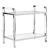 Import Modern Glass Lucite Acrylic Tea Bar Cart Beauty Drinks Hotel Service Trolley supplier from China