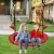 Import Modern red outdoor toys garden swing equipment safety waterproof tree swing for children from China