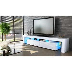 Modern TV Stand for living room TV Entertainment Center with LED