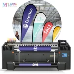 MT Custom Full Color Digital Flag Printing Machine to Make Flags for Feather / Teardrop / Backpack Fabric Flags