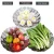 Multi Foldable Round Fitchen Utensils Steaming Basket Vegetable Basket Stainless Steel Food Steamer