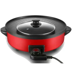 Multi function 1500 watt electric pizza pan round electric skillet