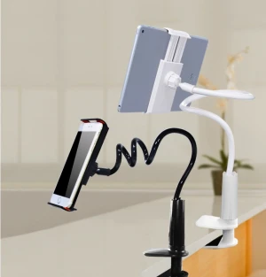 Multifunctional Long Arm Plastic Desk Table Bed Gooseneck Tablet Flexible Mobile Neck Phone Holder