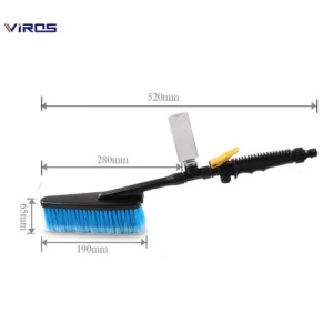 Multifunctional long-handled soft hair car cleaning wash foam water brush with foam bottle
