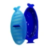 Multifunctional Silicone Folding Bowl Outdoor Picnic Fish Steamer Food Green/Blue