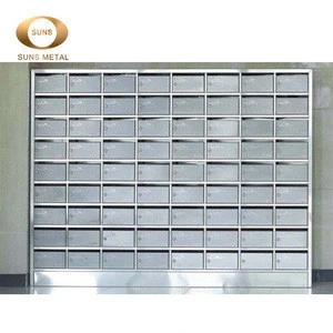Multiple Post Boxes Apartment Stainless Steel Letter Box Commercial Mailboxes For Sale
