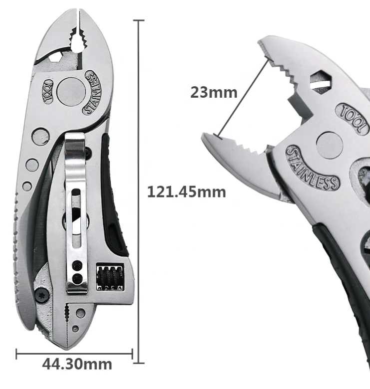 Multitool Pliers Pocket Knife Screwdriver Set Kit Adjustable Wrench Jaw Spanner Repair Survival Hand Multi Tools Mini