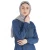 Import Muslim Dresses New Maxi Modern Embroidery Islamic Clothing Black Open Kimono Prayer Robe Scarf Hijab Woman Dubai Denim Abaya from China