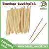 Natural bamboo toothpicks made in China