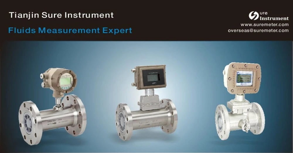 natural gas turbine flow meter with high temperature and high pressure