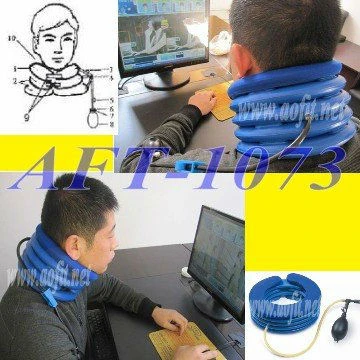 Neck pain relief cervical air traction collar 7 layers Rubber