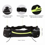 Neoprene Hydration Belt Running Waist Bag Waterproof Hiking Cycling Fanny Pack with Bottle Holder