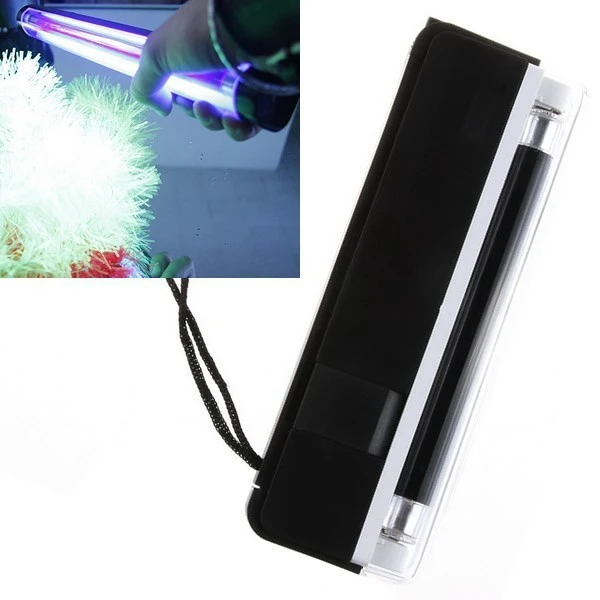 NEW 2-in-1 Handheld UV Led Light Torch Lamp  Currency Money Detector