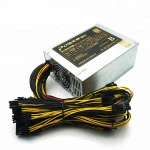 new 2000W Bitcoin Mining PSU PC Power Supply Computer Mining Rig 8 GPU ATX Ethereum Coin 12v 4 pin Power supply