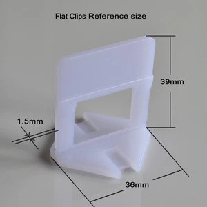 New Arrival 1.5mm Tile leveling system FG-2(Flat Clips) for thickness of 3mm to 12mm tile
