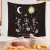 Import New arrival lowest moq pattern mandala wall hanging moon tapestry from China