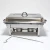 Import New arrival stainless steel buffet furnace the cover can be hung buffet server food warmer chafing dish from China