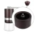 Import New Design 1 Cup Glass Jar Stainless Steel Grinder Beech Wood Coffee Grinder Manual from China
