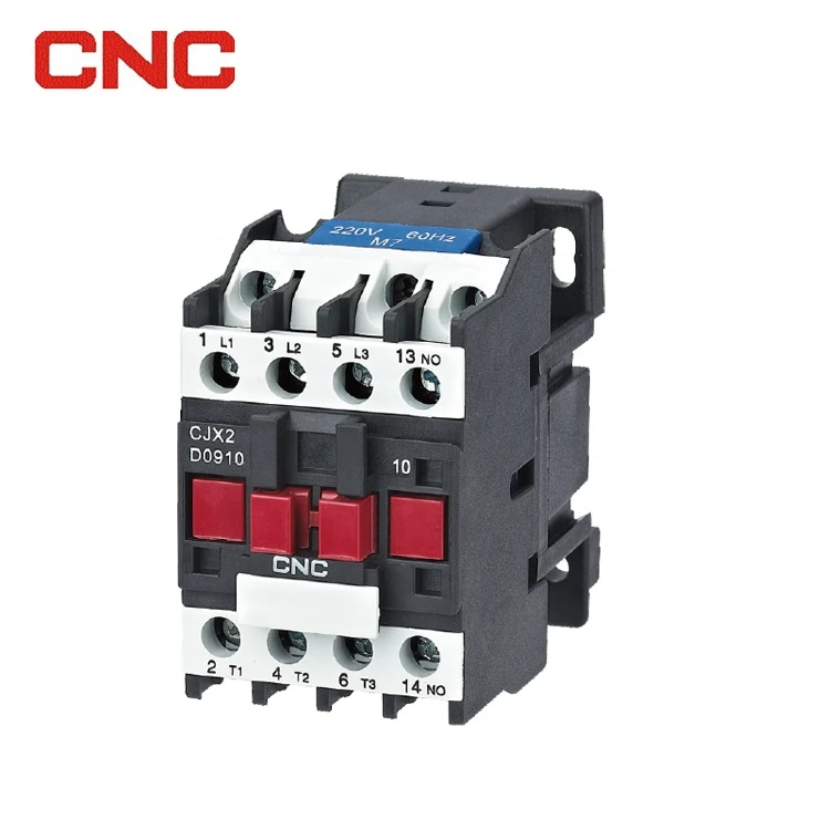 New design CJX2 Series 12a 2NO/2NC 220v Magnetic Ac Contactor