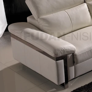 New design furniture electric recliner big corner sofa with ottoman