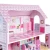 Import New Design Girls Pink DIY Wooden Play Furniture Big Doll House Kits Miniature Dollhouse from China