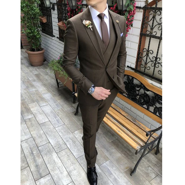 New Design Modern Slim Fit Custom Price Top Men Suit Business Suits Men Woolen Classic Customized Color Flat Front Notched
