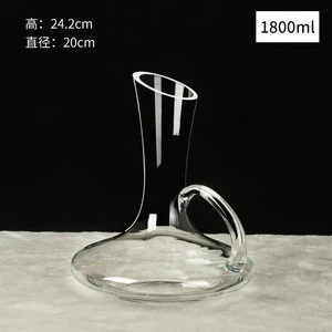 New Design Top Quality Classic Elegant Slanted Glass Decanter