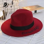 New Design Women Wool Felt Fedora Hats