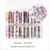 Import New Fashion Art Decorations butterfly color star paper nail sticker decal from China