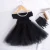 Import New fashion toddler Girls summer sleeveless solid off shoulder tulle dress Children&#x27;s Clothes Girls casual Dress from China