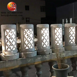 New Garden Landscape Stone Solar lamp And LED Solar Stone Lanterns With Solar Panels Accessories Automatic Lighting At Night