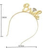 New Jewelry For Women Popular Gold Silver Rose Gold Plating Diamond Bride Headband