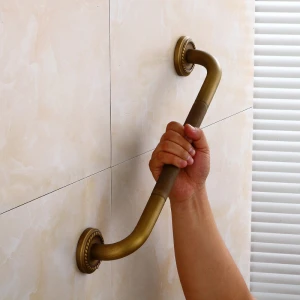 New Luxury Copper bathroom accessories antique towel bar toilet brush holder bath hardware set wall mounted towel rack