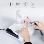 New product electric manual nail drill manufacture with nail dust vacuum cleaner four in one type