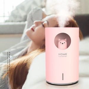 New Product Ideas 2020 700Ml poor bear Cute Night Light Baby Mini Humidifier Ultrasonic Cool Mist USB Air Humidifier For Home