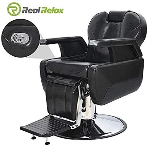 New Products Salon Furniture Chair Barber with Hydraulic Adjustable Headrest Back