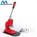 New red small free transfer color badge machine for sale