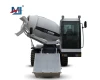 new size mobile concrete batching vehicle self loading concrete feeding mixer with truck