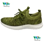 New Style Fly knit shoe uppers/seamlessly cotton knitted uppers