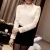 Import New Women Blouses Slim Bottoming Long-sleeve White Shirt Lace Hook Flower Hollow Plus Size S-5XL from China
