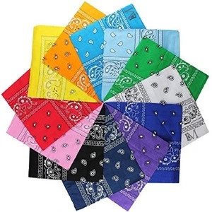 Newest Cotton Blend Hip-hop Bandanas For Male Female Head Scarf Scarves Wristband hot selling Wholesale/Retail